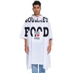 I Love Gourmet Food Men s Hooded Rain Ponchos by ilovewhateva