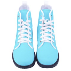 Arctic Blue	 - 	high-top Canvas Sneakers