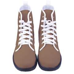 Brown Bear	 - 	high-top Canvas Sneakers by ColorfulShoes