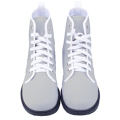 Harbor Grey	 - 	high-top Canvas Sneakers