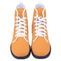 Deep Saffron Orange	 - 	High-Top Canvas Sneakers View1