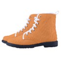 Deep Saffron Orange	 - 	High-Top Canvas Sneakers View2