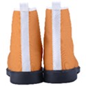 Deep Saffron Orange	 - 	High-Top Canvas Sneakers View4