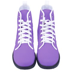 Iris Purple	 - 	high-top Canvas Sneakers by ColorfulShoes