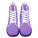 Iris Purple	 - 	High-Top Canvas Sneakers View1