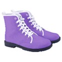 Iris Purple	 - 	High-Top Canvas Sneakers View3