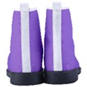 Iris Purple	 - 	High-Top Canvas Sneakers View4