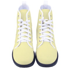 Banana Yellow	 - 	high-top Canvas Sneakers by ColorfulShoes