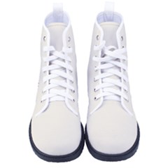 Canolli Cream	 - 	high-top Canvas Sneakers