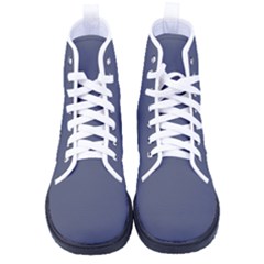 Independance Blue	 - 	high-top Canvas Sneakers