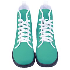 Jungle Green	 - 	high-top Canvas Sneakers