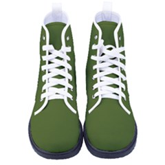 Juniper Green	 - 	high-top Canvas Sneakers