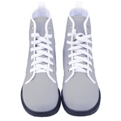 Grey Cloud	 - 	high-top Canvas Sneakers