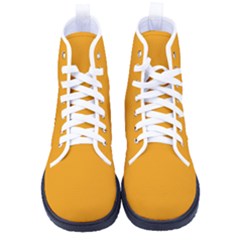 Honey Orange	 - 	high-top Canvas Sneakers