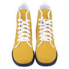 Bee Yellow	 - 	high-top Canvas Sneakers by ColorfulShoes