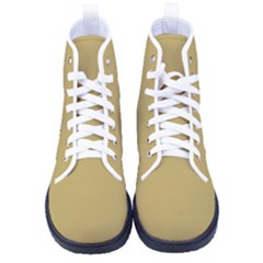 Greenish Hazelnut	 - 	high-top Canvas Sneakers by ColorfulShoes