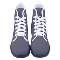 Porpoise Grey	 - 	high-top Canvas Sneakers