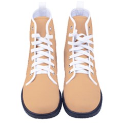 Middle Orange	 - 	high-top Canvas Sneakers