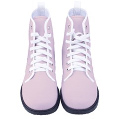 Queen Pink	 - 	high-top Canvas Sneakers