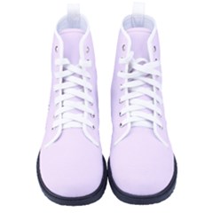 Pale Purple	 - 	high-top Canvas Sneakers by ColorfulShoes