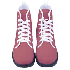 English Red	 - 	high-top Canvas Sneakers