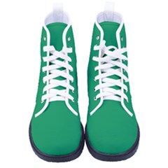 Spanish Green	 - 	high-top Canvas Sneakers