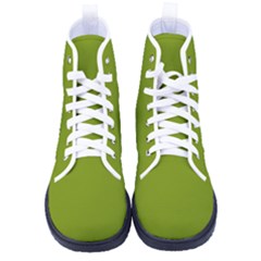 Venom Green	 - 	high-top Canvas Sneakers