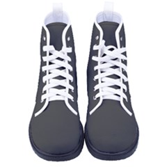 Shadow Grey	 - 	high-top Canvas Sneakers