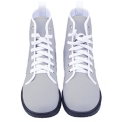 Silver Sand Grey	 - 	high-top Canvas Sneakers