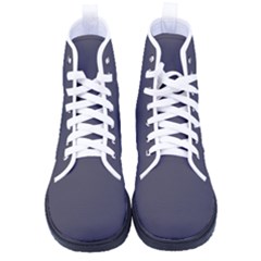 Slate Grey	 - 	high-top Canvas Sneakers