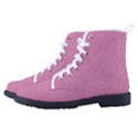 Shimmering Blush Pink	 - 	High-Top Canvas Sneakers View2