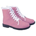 Shimmering Blush Pink	 - 	High-Top Canvas Sneakers View3