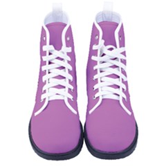 Spring Crocus Purple	 - 	high-top Canvas Sneakers