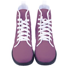 Twilight Lavender Purple	 - 	high-top Canvas Sneakers