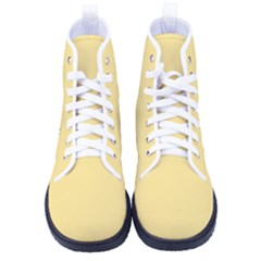 Short Bread Yellow	 - 	high-top Canvas Sneakers