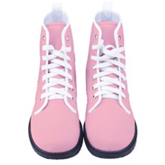 Light Pink	 - 	high-top Canvas Sneakers