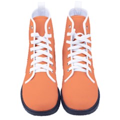 Orange Mango	 - 	high-top Canvas Sneakers by ColorfulShoes