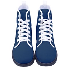 Oxford Blue	 - 	high-top Canvas Sneakers by ColorfulShoes