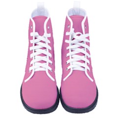 China Pink	 - 	high-top Canvas Sneakers