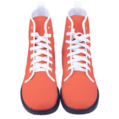 Portland Orange	 - 	high-top Canvas Sneakers