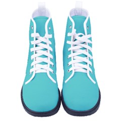 Jellyfish Blue	 - 	high-top Canvas Sneakers