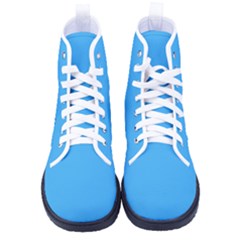 Butterfly Blue	 - 	high-top Canvas Sneakers