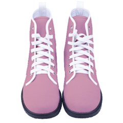 Cashmere Rose Pink	 - 	high-top Canvas Sneakers by ColorfulShoes