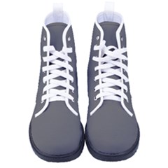 Blackened Pearl	 - 	high-top Canvas Sneakers