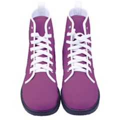 Glistening Grape Purple	 - 	high-top Canvas Sneakers