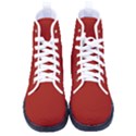 Cherry Red	 - 	High-Top Canvas Sneakers View1