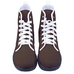 Hickory Brown	 - 	high-top Canvas Sneakers