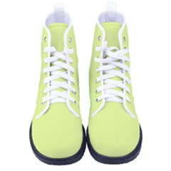 Mindaro Green	 - 	high-top Canvas Sneakers