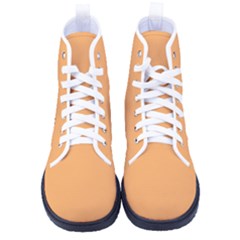 Rajah Orange	 - 	high-top Canvas Sneakers