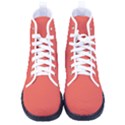 Fire Opal Red	 - 	High-Top Canvas Sneakers View1